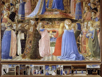 The Coronation of the Virgin (detail)