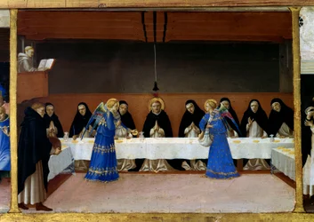 The Monks at the Table (detail)