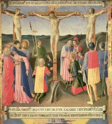 Christ on the Cross between the Two Thieves, (detail)