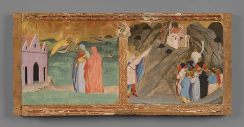 Predella: Two Scenes from the Legend of Saint Michael