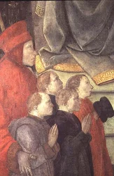 Portrait of Datini and Buonomini del Ceppo, from the Madonna del Ceppo Altarpiece