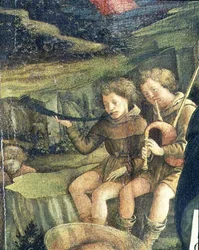 Two Musical Shepherds (detail)