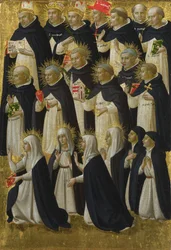 The Dominican Blessed Panel from Fiesole San Domenico Altarpiece