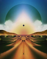 Solitary Desert Journey