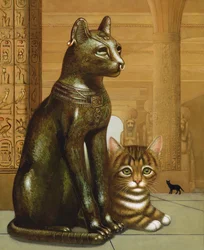 Mike the British Museum Kitten