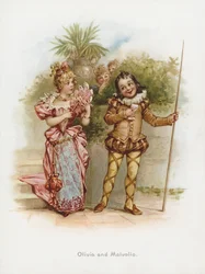 Olivia and Malvolio