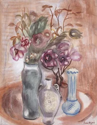 Still Life with Flowers and Vases
