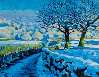 Light on a Winter Lane