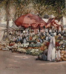 Market Day, Northern France