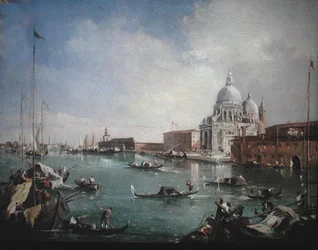The Grand Canal with a View of Santa Maria della Salute and the Dogana