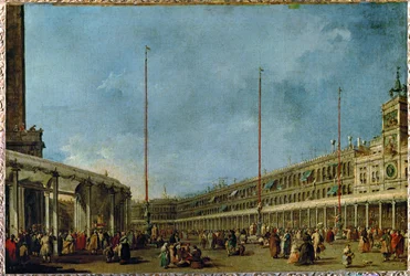 The Doge of Venice follows the procession of Corpus Domini