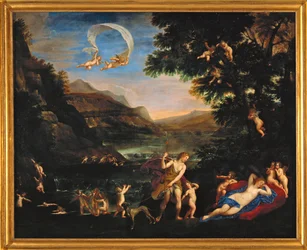 The Love-Gods Lead Adonis Towards Venus