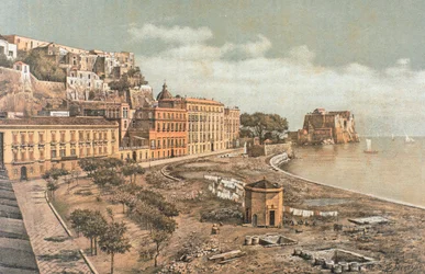 Chiatamone Street, in Naples