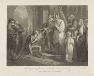 Joan of Arc Receiving the Consecrated Banner