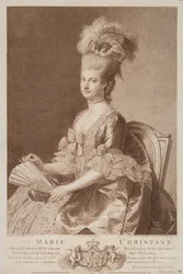 Maria Christina, Archduchess of Austria, married to Albert of Saxe-Teschen, 1782