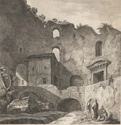 View of the Inside of the Vestibulum