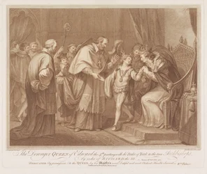 The Dowager Queen of Edward IV Parting with the Duke of York to the Two Archbishops, by Order of Richard III