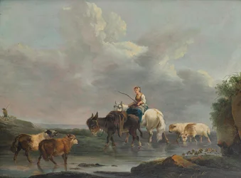 Shepherdess by the Stream