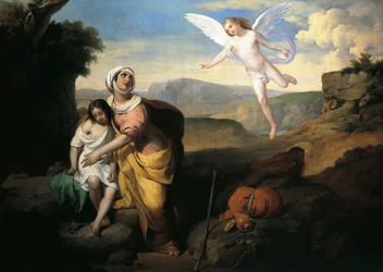 Hagar and Ishmael Visited by Angel