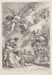 Saint Gregory the Great and Saint Jerome Praying for the Souls in Purgatory