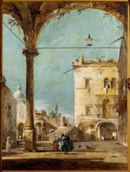 A Portico in Venice