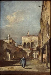 Architectural Fantasy with a Courtyard