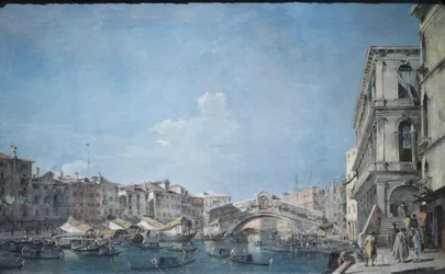 Canal Grande at the Rialto Bridge