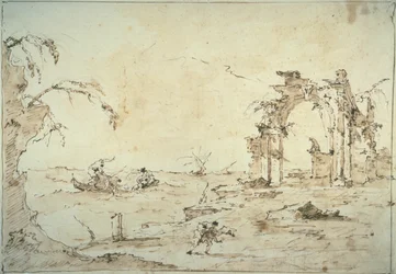 Capriccio with a Squall on the Lagoon