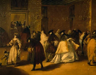 The Ridotto (Masked Venetians)