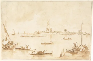The Fortress of San Andrea from the Lagoon