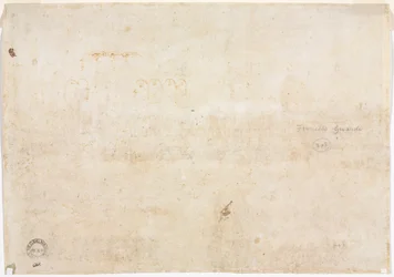 Three Sketches of Arches (verso)