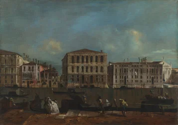 Venice. The Grand Canal with Palazzo Pesaro