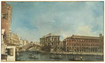 Venice: The Rialto Bridge with the Palazzo dei Camerlenghi