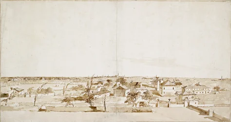 View across the Garden of the Villa Loredan, mid 18th century
