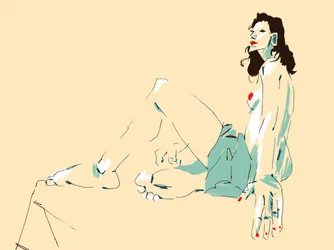 Elegant Nude Sketch