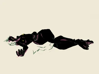 Minimalist Woman Resting