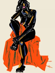 Pensive Nude Figure