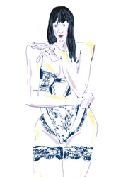 Sensual Lingerie Figure