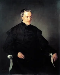 Portrait of Antonio Rosmini Serbati, by Francesco Hayez, oil on canvas