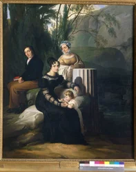 Portrait of the Borri Stampa family