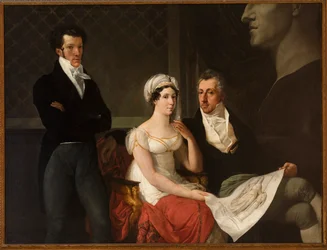 Portrait of the Cicognara Family, with the Bust of Antonio Canova