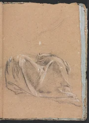 Verona Sketchbook: Drapery Study Page 35