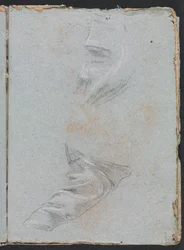 Verona Sketchbook: Drapery Study (detail)