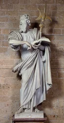 St Thaddeus, marble sculpture