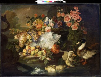 Still Life with Fruits and Ducks