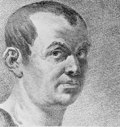 Portrait of Giovanni Battista Piranesi (detail)