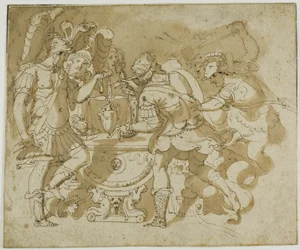 Camillus Attacking Brennus