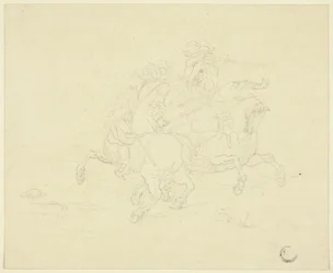 Skirmish between Two Cavalrymen