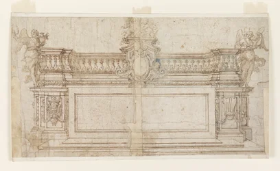 Elevation of an Altar with Alternative Suggestions