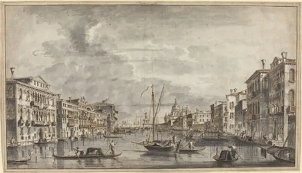 The Grand Canal Looking Toward the Salute and the Dogana